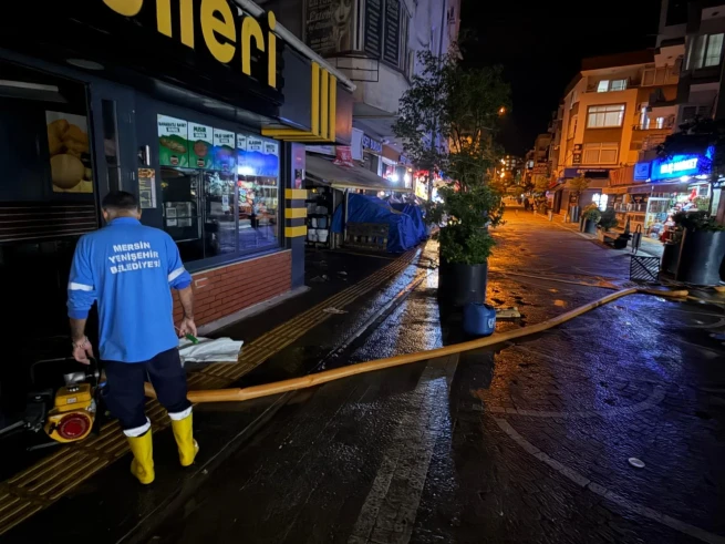 Yenişehir’de ekipler gece boyunca teyakkuzda