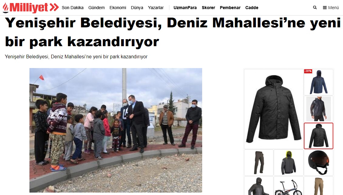 Yenişehir Belediyesi, Deniz Mahallesi’ne yeni bir park kazandırıyor