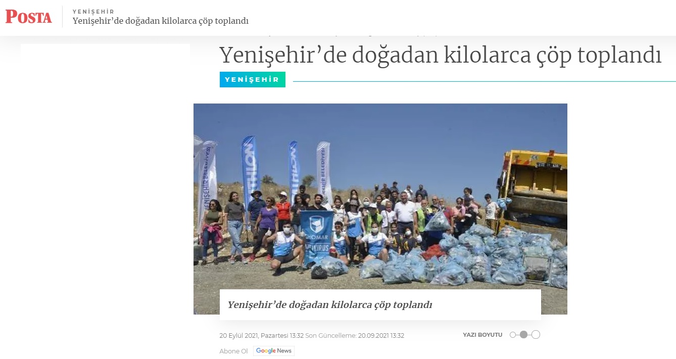Torbada çöpün olsun!