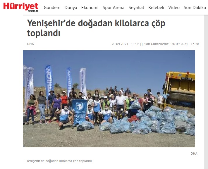 Torbada çöpün olsun!
