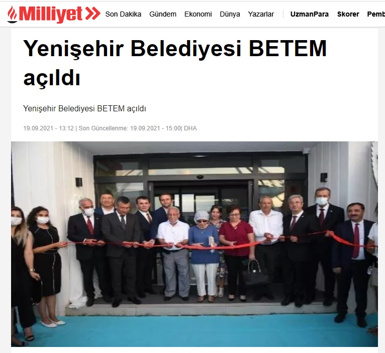 Yenişehir Belediyesi BETEM açıldı
