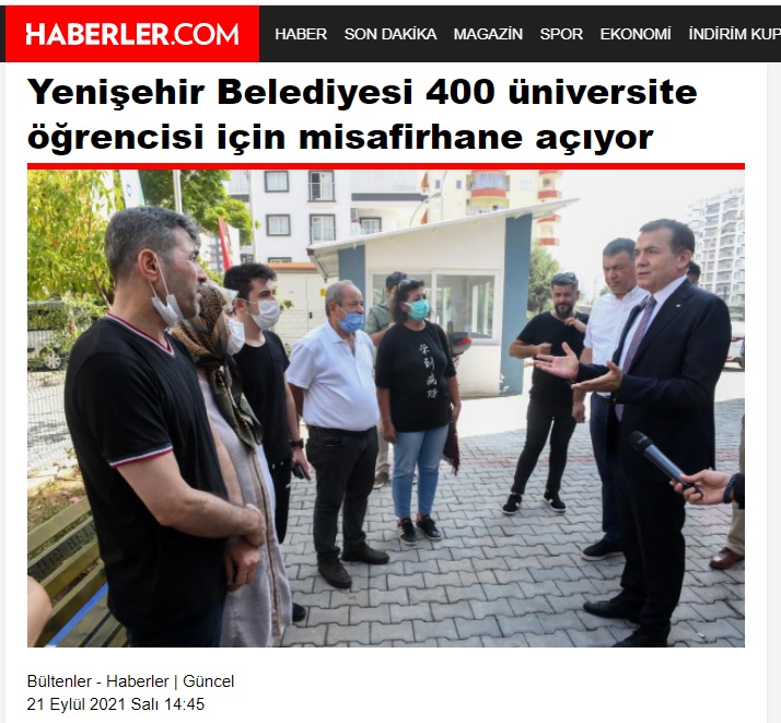 Yenişehir Belediyesi 400 üniversite öğrencisi için misafirhane açıyor