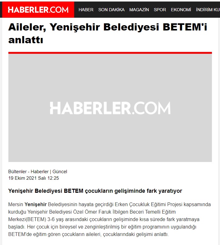 Aileler, Yenişehir Belediyesi BETEM’i anlattı