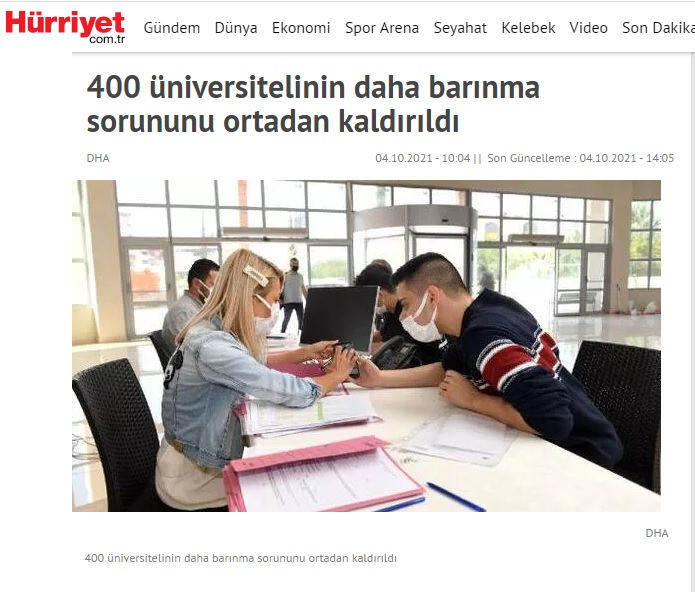 Yenişehir Belediyesi 400 üniversitelinin daha barınma sorununu ortadan kaldırdı