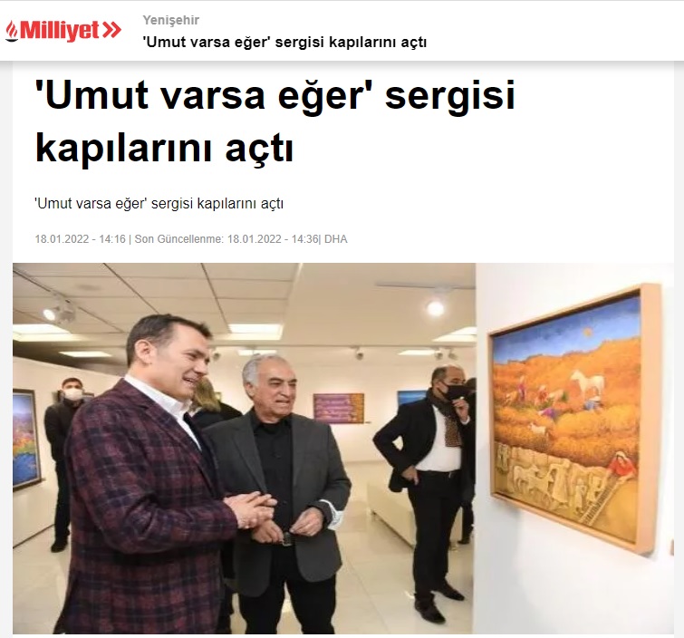 “Umut varsa eğer” sergisi kapılarını açtı