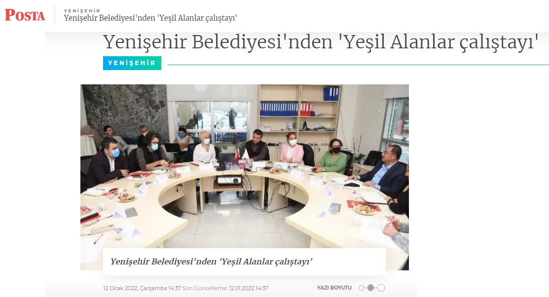 Yenişehir Belediyesinden “Yeşil Alanlar Çalıştayı”