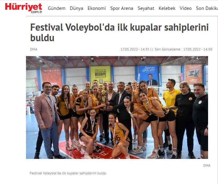 Festival Voleybol yıldızlar kategorisi şampiyonları belli oldu