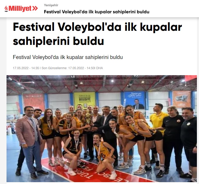 Festival Voleybol yıldızlar kategorisi şampiyonları belli oldu