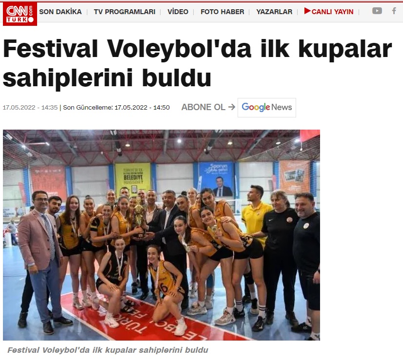 Festival Voleybol yıldızlar kategorisi şampiyonları belli oldu