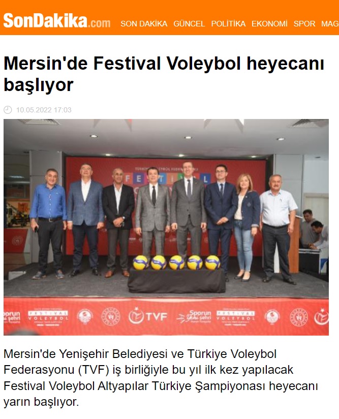 Festival Voleybol heyecanı Yenişehir’de yarın başlıyor