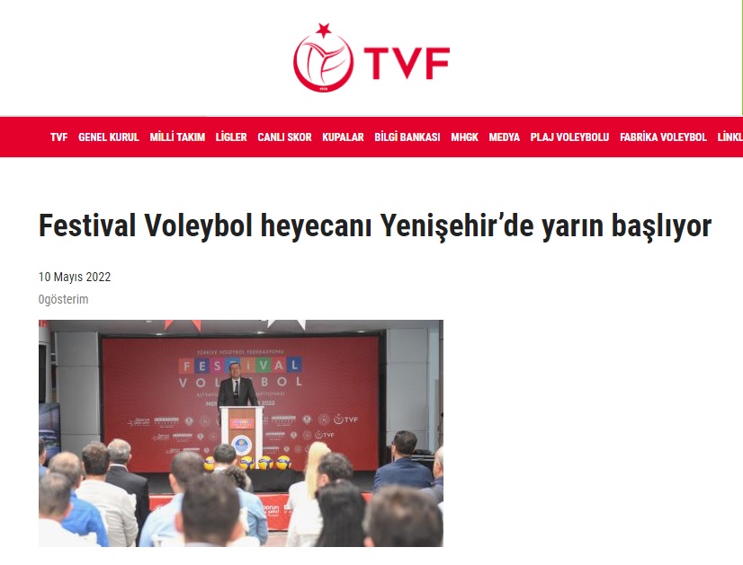 Festival Voleybol heyecanı Yenişehir’de yarın başlıyor