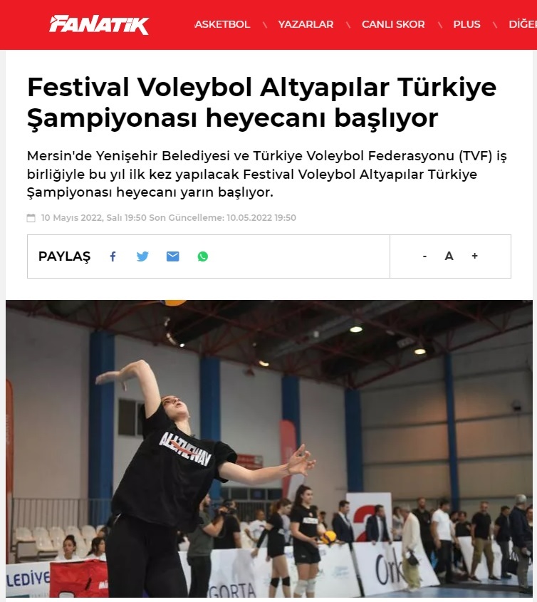 Festival Voleybol heyecanı Yenişehir’de yarın başlıyor