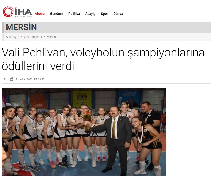 Festival Voleybol 4 bin 500 sporcunun katılımıyla sona erdi