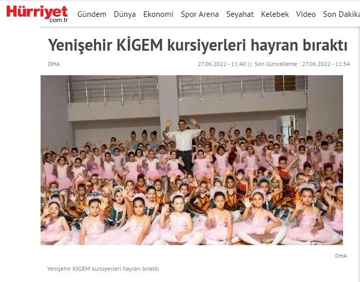 Yenişehir KİGEM kursiyerleri hayran bıraktı