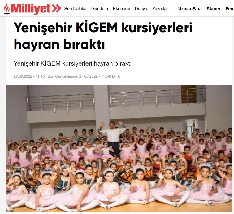 Yenişehir KİGEM kursiyerleri hayran bıraktı