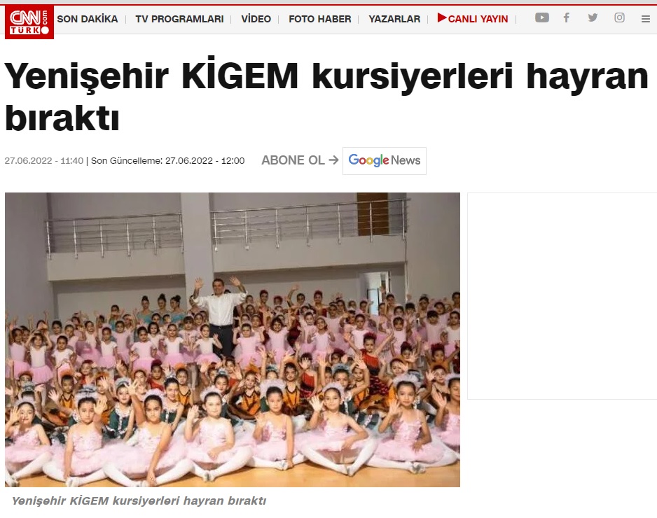 Yenişehir KİGEM kursiyerleri hayran bıraktı