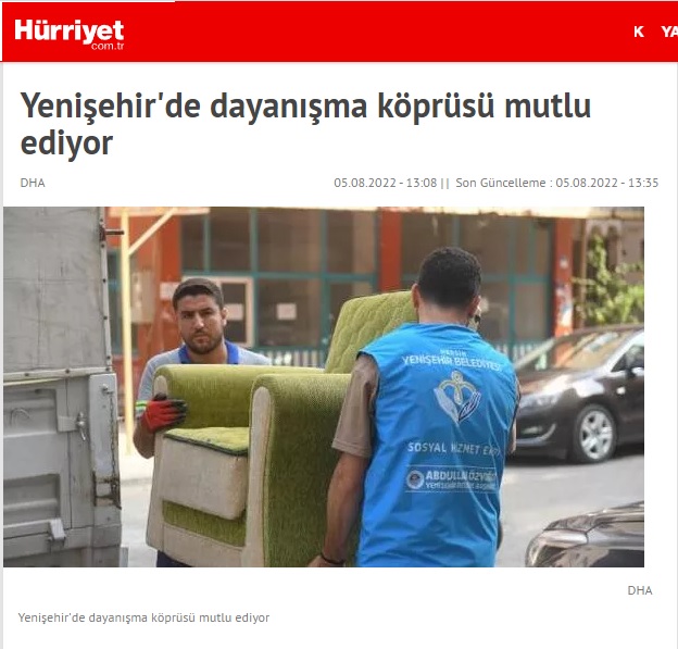 Yenişehir Belediyesi yardımseverler ve ihtiyaç sahipleri arasında köprü oluyor