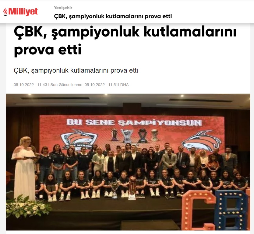 ÇBK Mersin Yenişehir Belediyesi yeni sezona hazır
