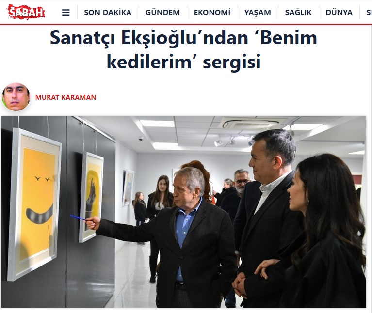 ''Benim Kedilerim'' sergisi Yenişehir'de açıldı