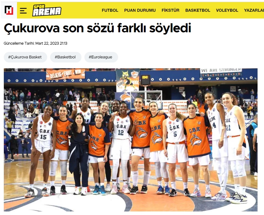 ÇBK Mersin Yenişehir Belediyesi, Final Four'da