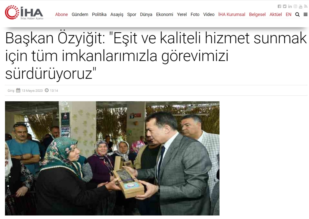 Başkan Özyiğit, kırsal mahallelerde vatandaşlarla buluştu