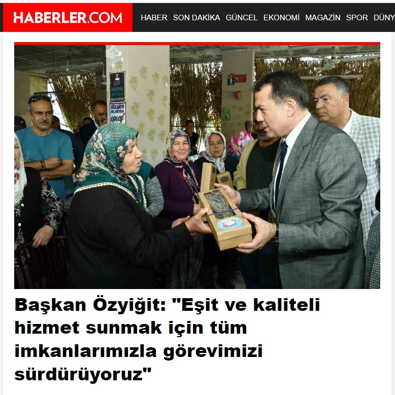 Başkan Özyiğit, kırsal mahallelerde vatandaşlarla buluştu