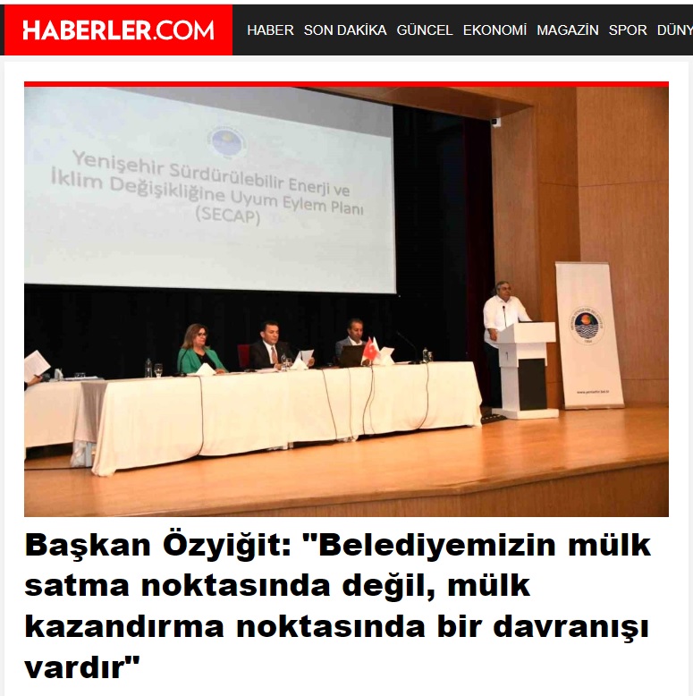 Başkan Özyiğit, “Belediyenin yararı demek, Yenişehir halkının yararı demektir”