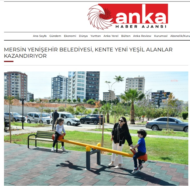 Yenişehir Belediyesi kente yeşil alanlar kazandırıyor