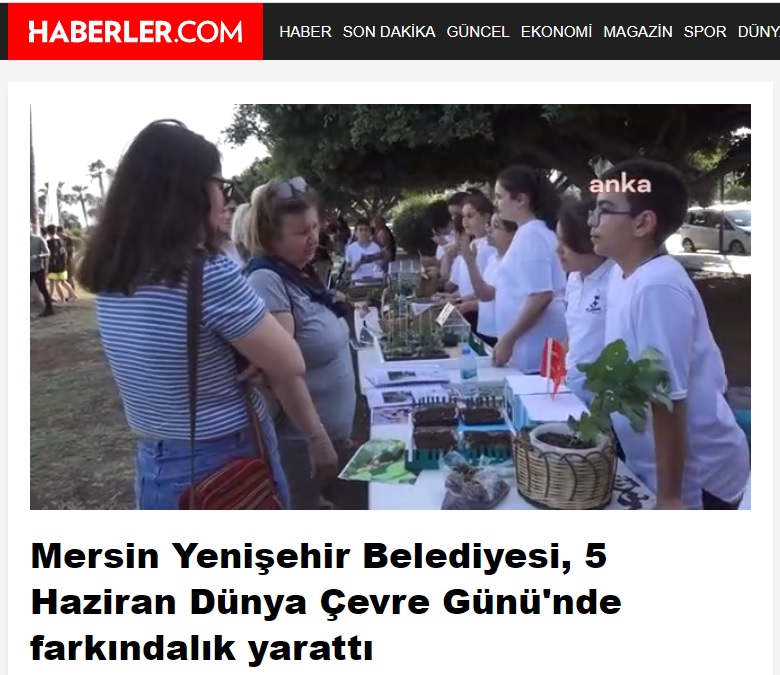 Yenişehir Belediyesi Dünya Çevre Günü’nde fark yarattı