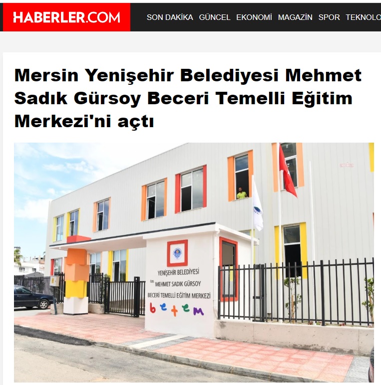Yenişehir Belediyesi inşa ettiği ikinci BETEM’i açtı