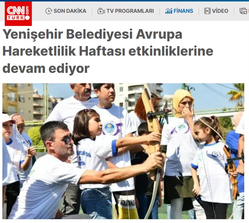 Yenişehir Belediyesi Avrupa Hareketlilik Haftası etkinliklerine devam ediyor