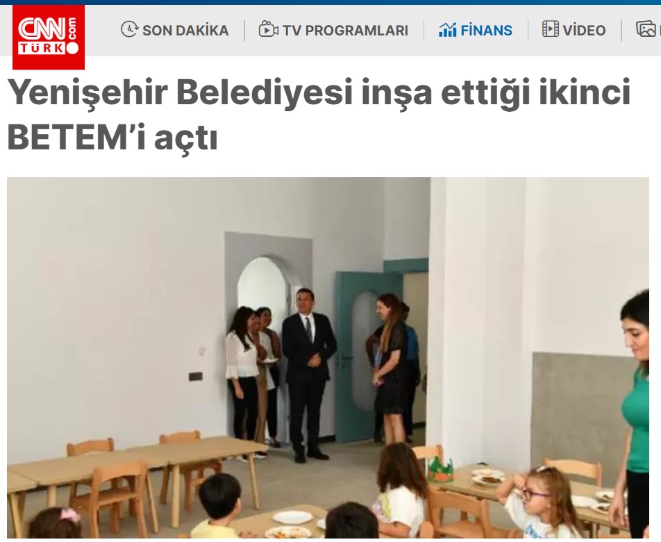 Yenişehir Belediyesi inşa ettiği ikinci BETEM’i açtı