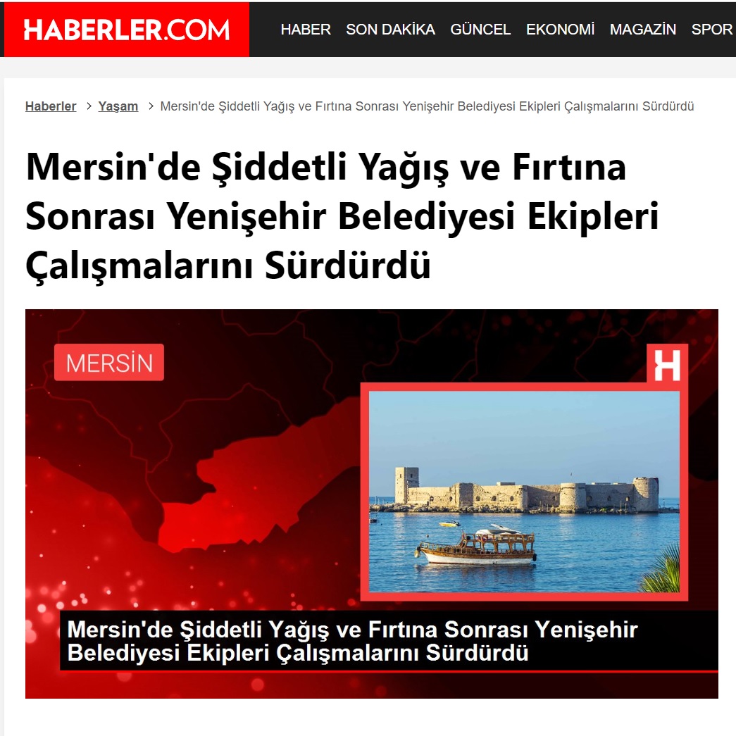 Başkan Abdullah Özyiğit, gece boyunca çalışmaları yerinde inceledi