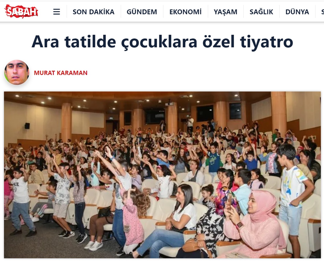 Yenişehir Belediyesinden ara tatilde çocuklara özel tiyatro  