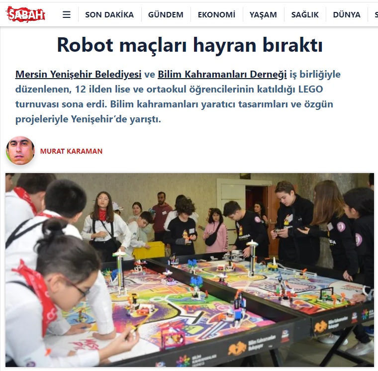 Yenişehir Belediyesi geleceğin bilim insanlarını buluşturdu