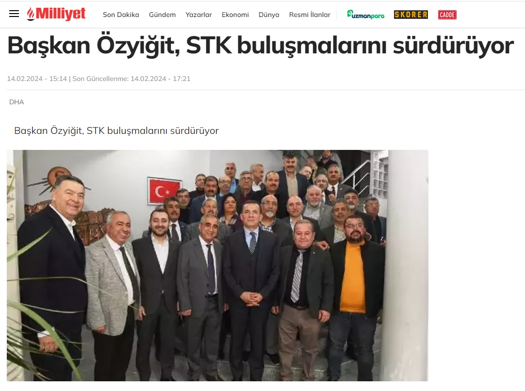 Başkan Özyiğit, 5 yıllık hizmet sürecini değerlendiriyor, talep ve önerileri alıyor