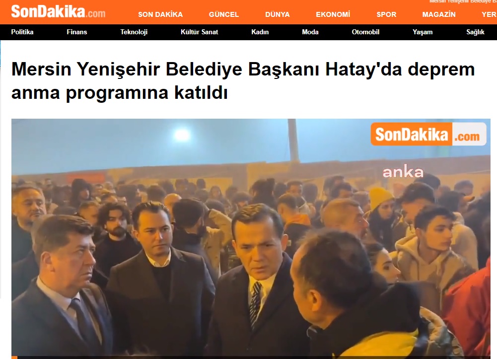 Başkan Abdullah Özyiğit, Hatay’da düzenlenen “Sessiz Yürüyüş”e katıldı