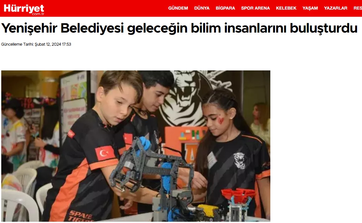 Yenişehir Belediyesi geleceğin bilim insanlarını buluşturdu