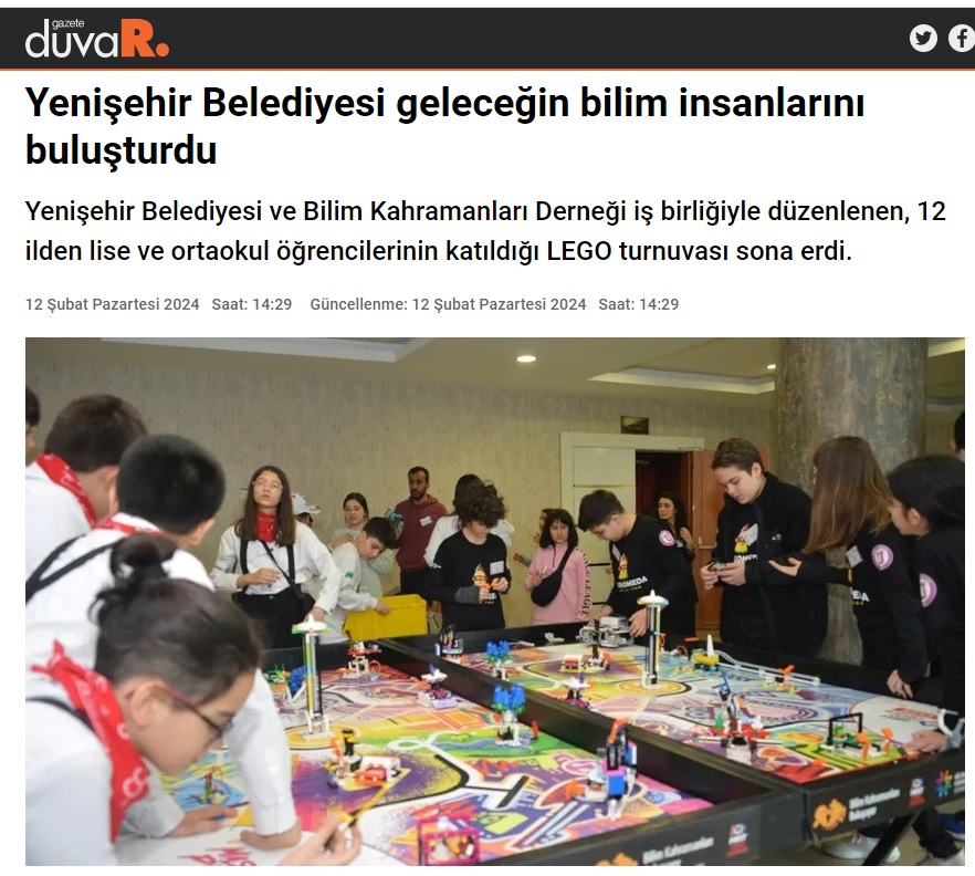 Yenişehir Belediyesi geleceğin bilim insanlarını buluşturdu