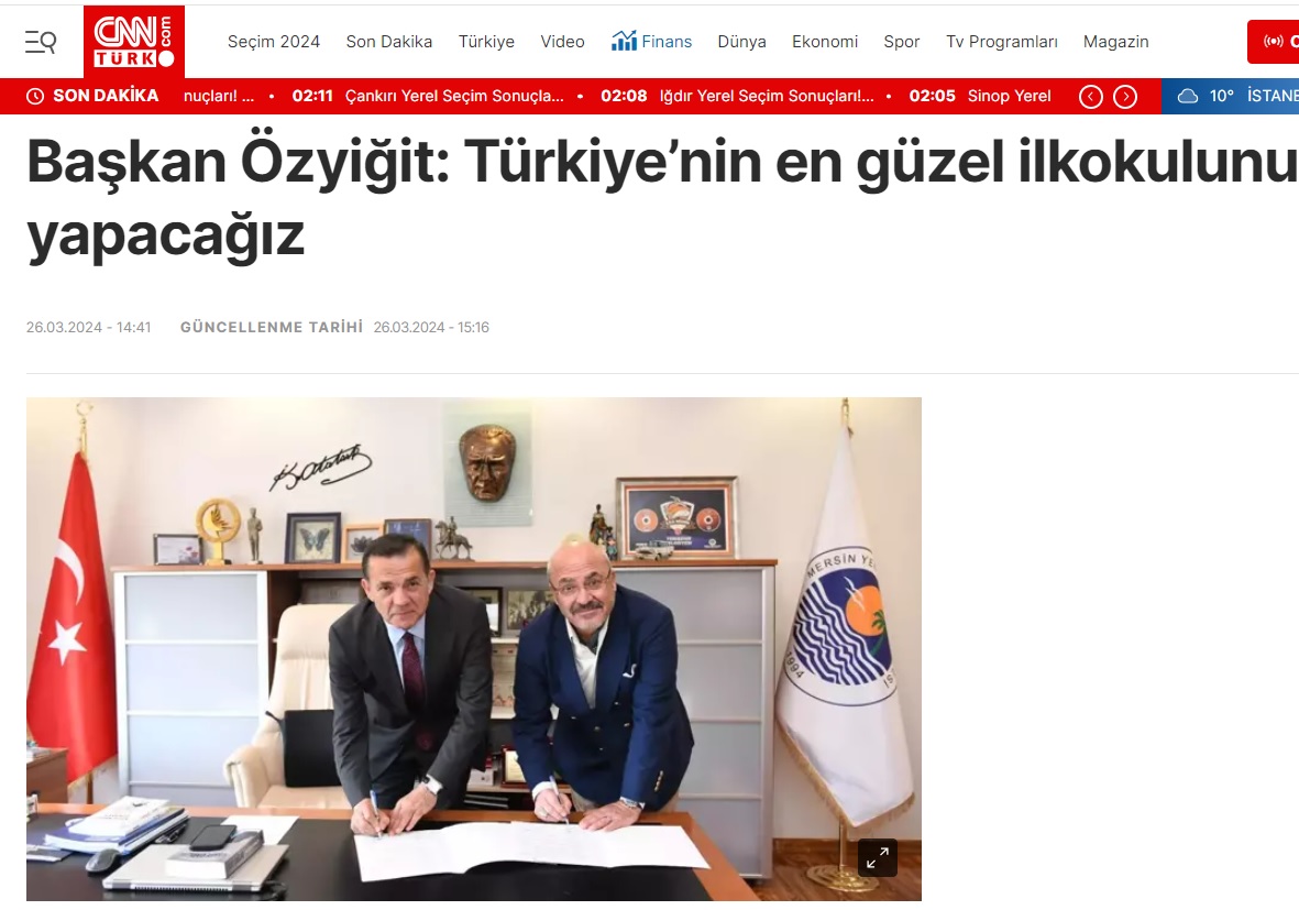 Başkan Özyiğit, “Türkiye’nin en güzel ilkokulunu yapacağız”