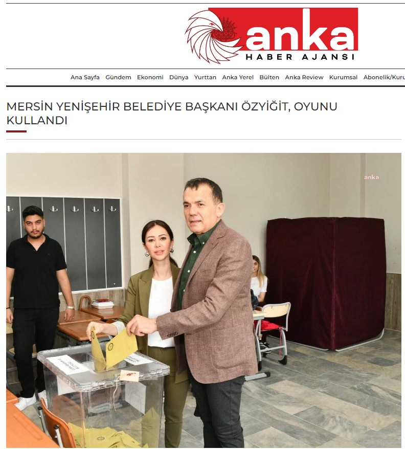 Yenişehir Belediye Başkanı Abdullah Özyiğit oyunu kullandı