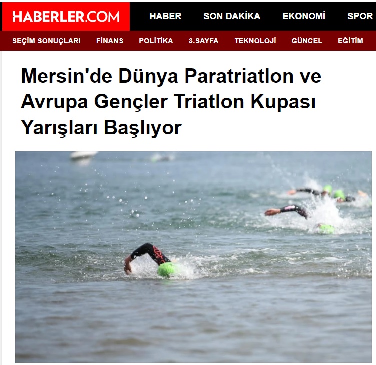 Yenişehir Belediyesi Dünya Paratriatlon Kupası yarışlarına ev sahipliği yapacak