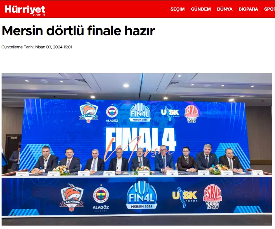 Başkan Özyiğit, “Avrupa şampiyonluğu için Mersin tek yürek olacak”