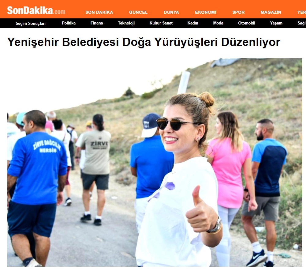 Yenişehir Belediyesinin doğa yürüyüşleri 1 Haziran’da başlıyor