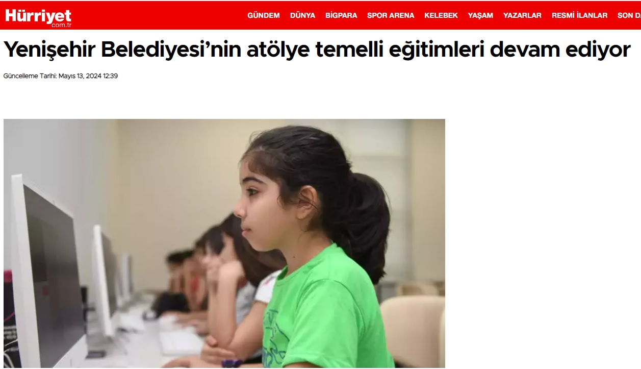 Yenişehir Belediyesinin atölye temelli eğitimleri devam ediyor