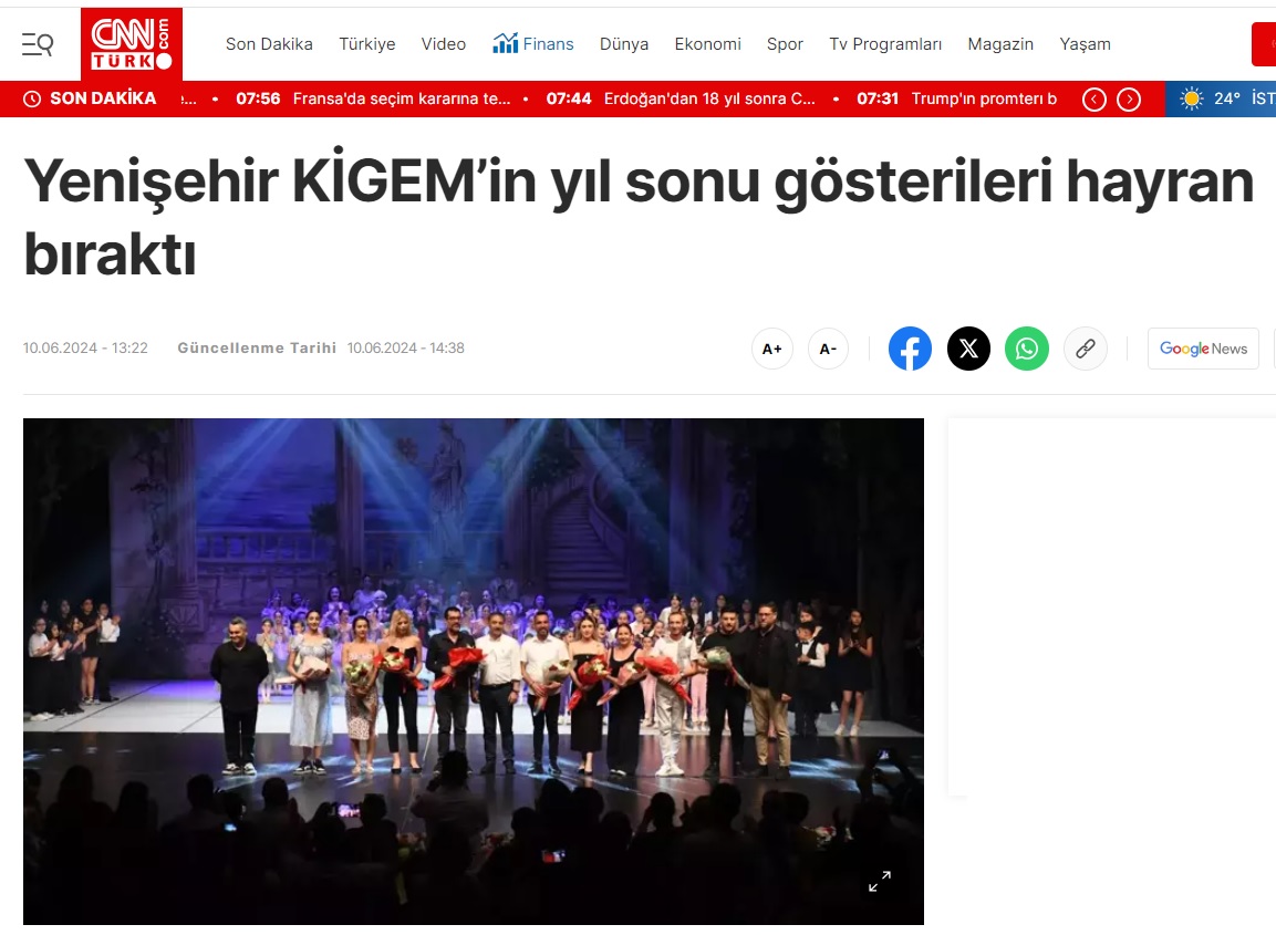 Yenişehir KİGEM’in yıl sonu gösterileri hayran bıraktı