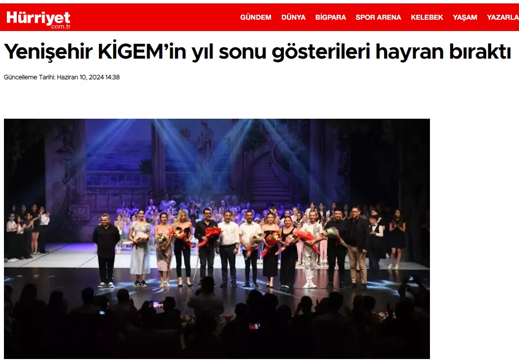 Yenişehir KİGEM’in yıl sonu gösterileri hayran bıraktı