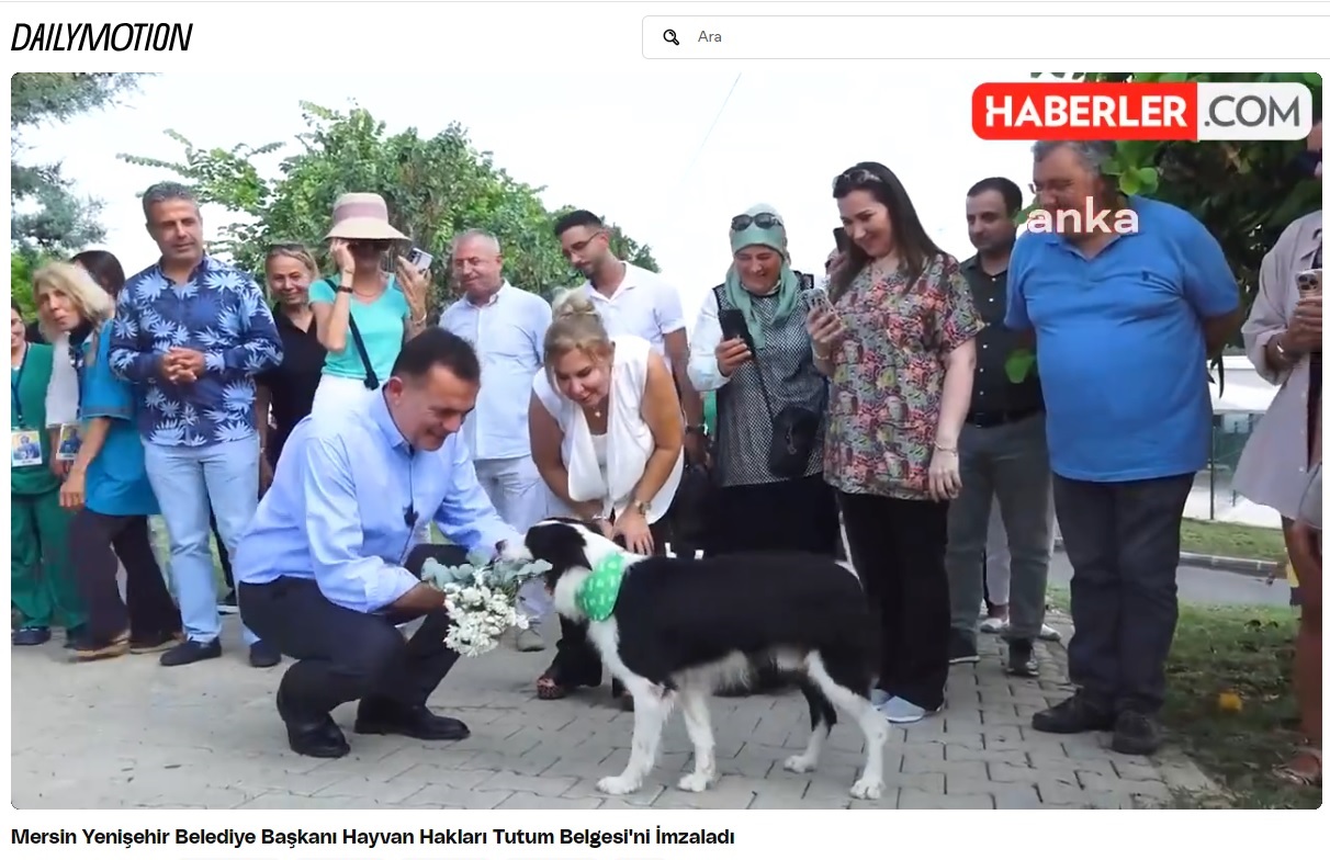 Başkan Özyiğit, Hayvan Hakları Tutum Belgesi’ni imzaladı
