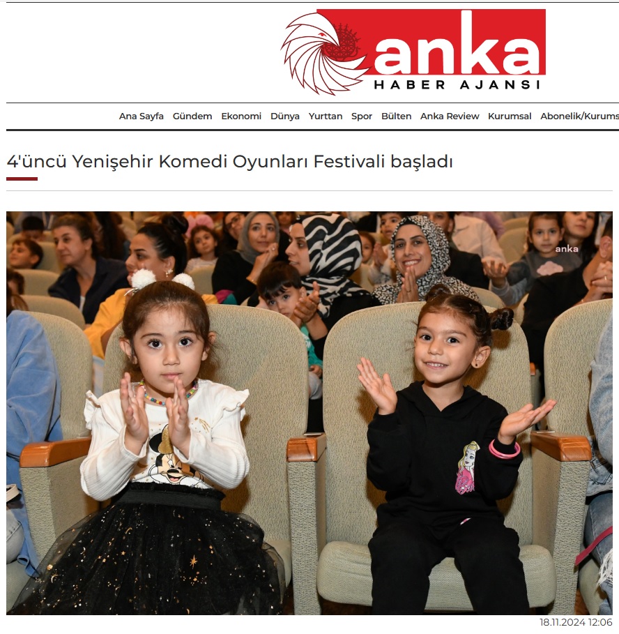 4. Yenişehir Komedi Oyunları Festivali başladı