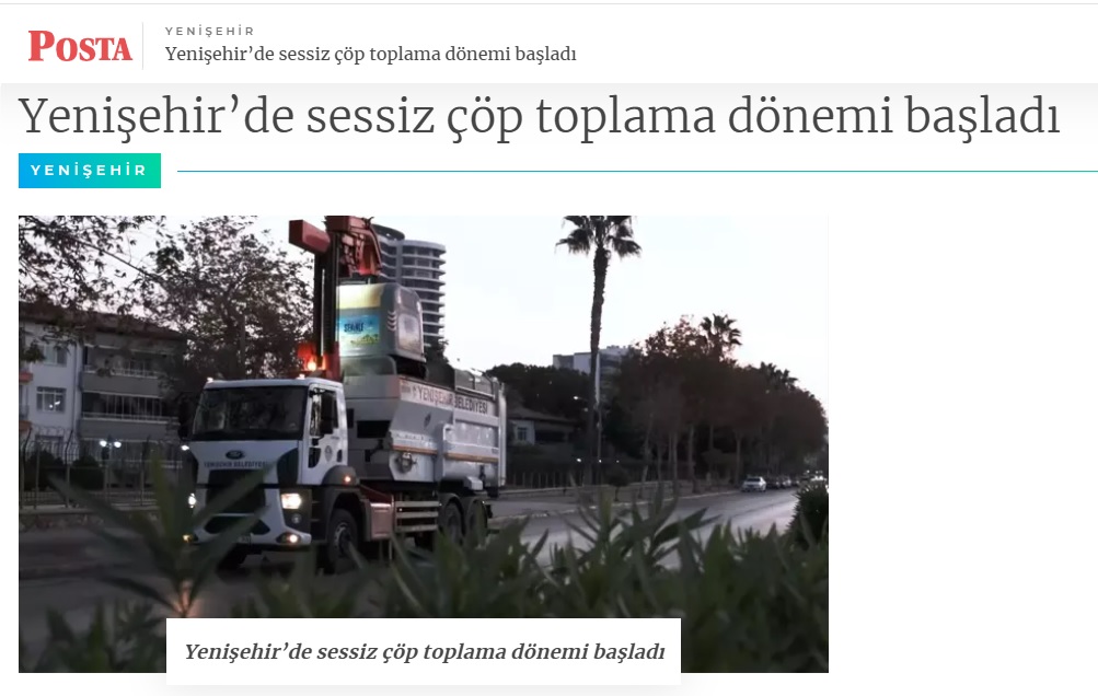 Yenişehir’de sessiz çöp toplama dönemi başladı